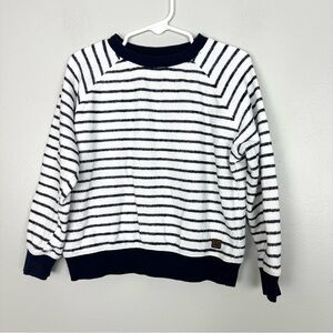 Janie and Jack Crewneck Boys Sweater Sz 5 Striped Long Sleeve Cotton Sweatshirt